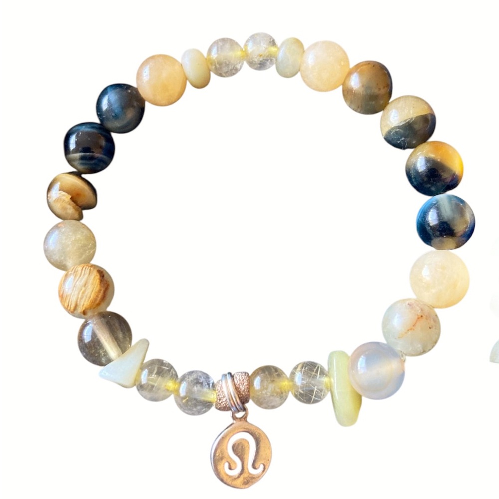 Leo ♌️ Blue & Yellow Tiger's Eye Bracelet